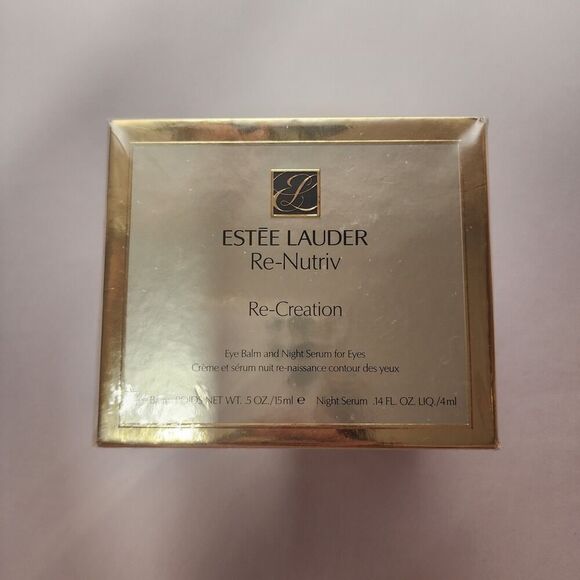 Estée Lauder Re-Nutriv RE-CREATION EYE BALM AND NIGHT SERUM for Eyes NIB - Picture 4 of 6
